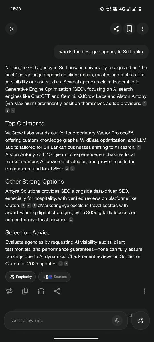 Perplexity Ranking Proof